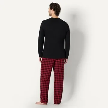 Amazon Essentials Men's Holiday Pajama Sets in Buffalo Check