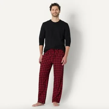 Amazon Essentials Men's Holiday Pajama Sets in Buffalo Check