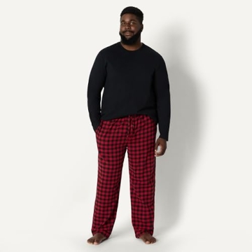 Amazon Essentials Men's Holiday Pajama Sets in Buffalo Check