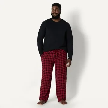 Amazon Essentials Men's Holiday Pajama Sets in Buffalo Check