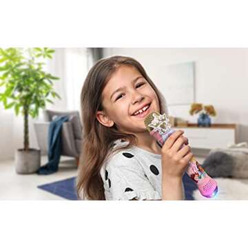 eKids Disney Princess Karaoke Microphone – Wireless Fun for Kids