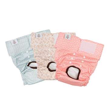 CuteBone Dog Diapers for Females - Washable, Adjustable, and Eco-Friendly