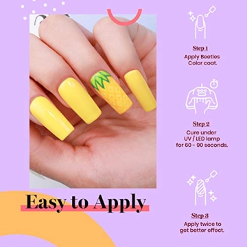 Beetles Gel Nail Polish Kit 6 Vibrant Colors for DIY Manicure