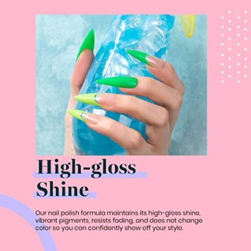 Beetles Gel Nail Polish Kit 6 Vibrant Colors for DIY Manicure