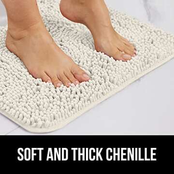 Gorilla Grip Bathroom Rug Sets - Soft Chenille and Absorbent
