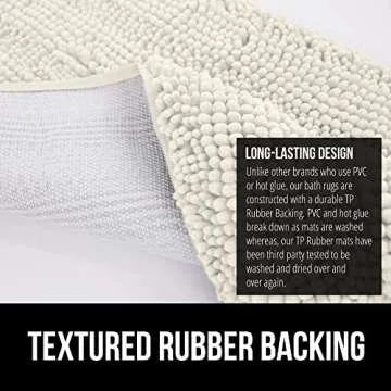 Gorilla Grip Bathroom Rug Sets - Soft Chenille and Absorbent
