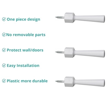 KidCo Soft Jamb Door Stop - Safe & Easy to Install 3 Count