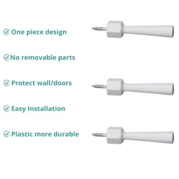 KidCo Soft Jamb Door Stop - Safe & Easy to Install 3 Count