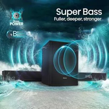 Hisense AX5125H 5.1.2Ch Sound Bar with Wireless Subwoofer