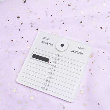 HERSQUEEN 2-in-1 Eyelash Extensions Adhesive Glue Pallet Holder With Jade Stone Acrylic Lash Tile Hand Plate Lash Pallet White Lash Tray Holder Display