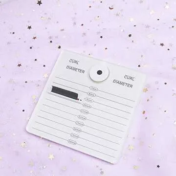 HERSQUEEN 2-in-1 Eyelash Extensions Adhesive Glue Pallet Holder With Jade Stone Acrylic Lash Tile Hand Plate Lash Pallet White Lash Tray Holder Display