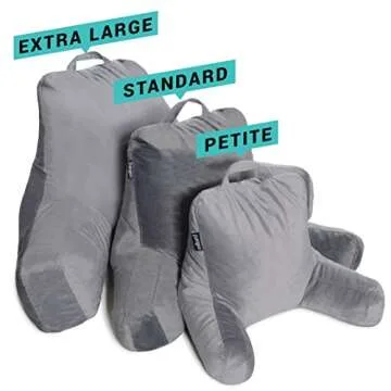 Milliard Petite Reading Pillow for Kids & Children with Shredded Foam and Cozy, Washable Cover- 14x13 inches (Sit Up Pillow)