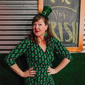 St. Patrick's Day Women's Green Earrings for Celebrations