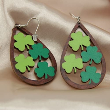 St. Patrick's Day Women's Green Earrings for Celebrations