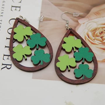 St. Patrick's Day Women's Green Earrings for Celebrations