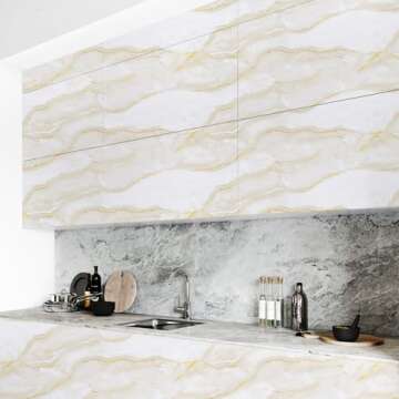 Anmon Marble Contact Paper - Easy Peel and Stick Wallpaper