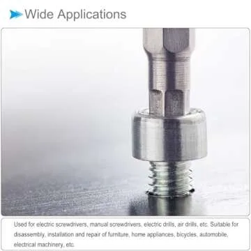 CoCud Slotted Screwdriver Bits, 4mm Head 25mm Length 1/4" Hex Shank, Steel Flat Head Screwdriver Bit - (Applications: for Automobile Repair), 8-Pieces