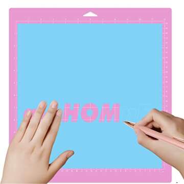 aigHOMnE 2 Piece Weeding Pen Tool for Vinyl Craft, Precision Weeding Pin Pen Pinpen with 2refill Needle Point Air Release Pen tools Touch screen penl Retractable (Purple,Rose,2Refill)