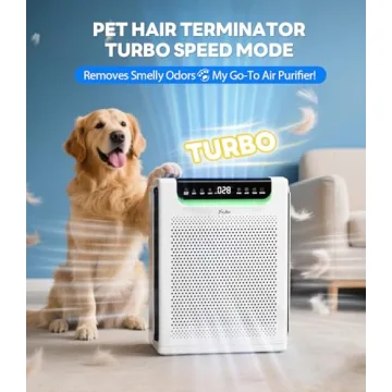 HEPA Air Purifier for Large Rooms, 2600 ft², Washable Filters, Low 22dB Sleep Mode