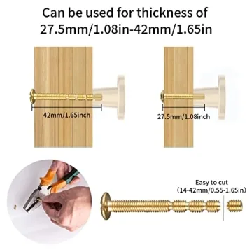 BIGLUFU Brass Drawer Knobs for Elegant Furniture Upgrade