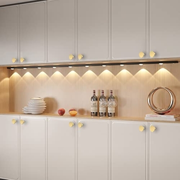 BIGLUFU Brass Drawer Knobs for Elegant Furniture Upgrade