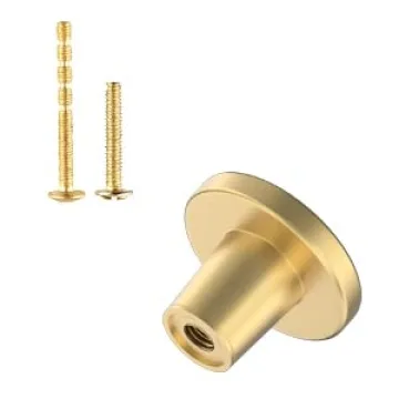 BIGLUFU Brass Drawer Knobs for Elegant Furniture Upgrade