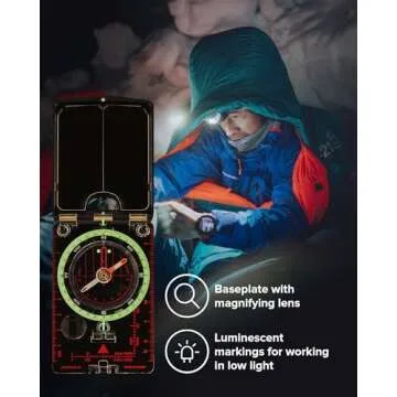 SUUNTO MC-2 G USGS Mirror Compass for Outdoor Navigation