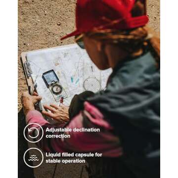 SUUNTO MC-2 G USGS Mirror Compass for Outdoor Navigation