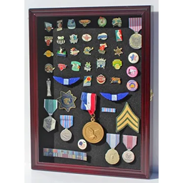 DisplayGifts Medal Lapel Pin Shadow Box – Elegant Showcase