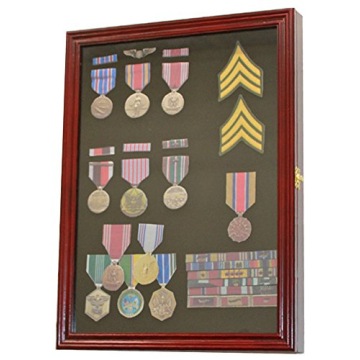 DisplayGifts Medal Lapel Pin Shadow Box – Elegant Showcase