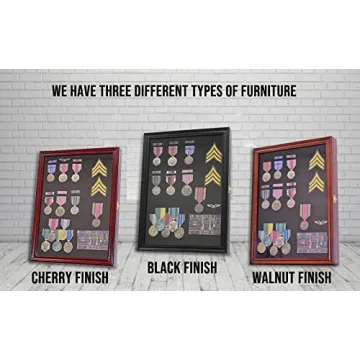 DisplayGifts Medal Lapel Pin Shadow Box – Elegant Showcase