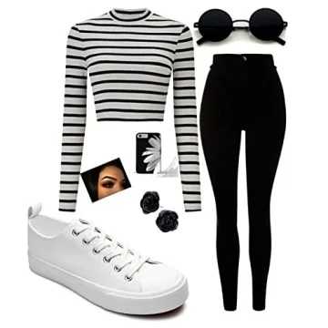 FRACORA Women’s Stylish Comfortable White Tennis Shoes