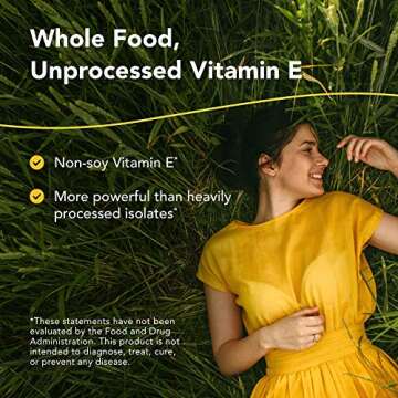 NORTH AMERICAN HERB & SPICE Purely-E - 60 Capsules - Supports Healthy Hair, Skin & Nails - Soy-Free ...