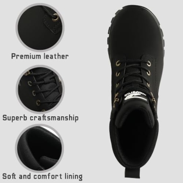 Steel Toe Boots for Men & Women - Lightweight & Safe