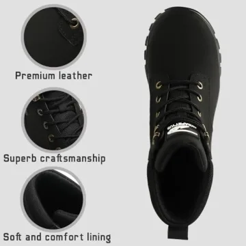 Steel Toe Boots for Men & Women - Lightweight & Safe