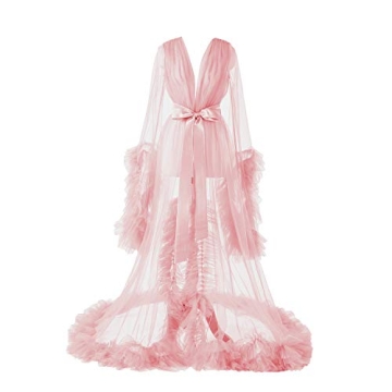 Gorgeous Maternity & Bridal Tulle Bathrobe for Stunning Photoshoots