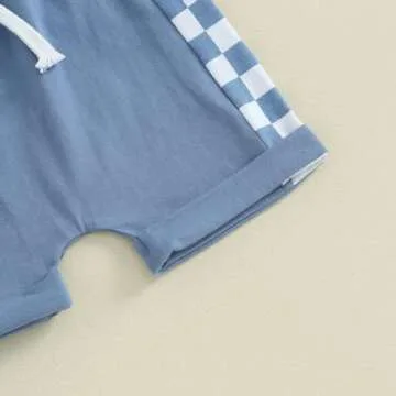 Mamas Boy Summer Outfit Set Short Sleeve Shirt for Toddlers