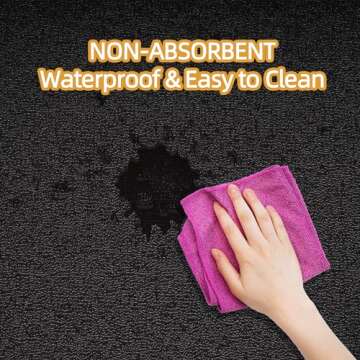 Fitvids High Density Home Gym Treadmill Exercise Bike Equipment Mat, 1/4" Thick, 36" x 78" (3 x 6.5FT)