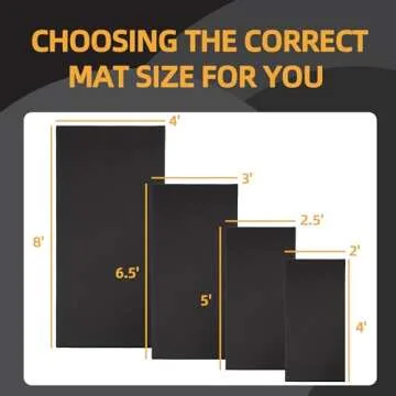 High Density Exercise Mat for Gym Equipment and Yoga