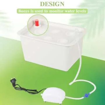 Aunifun Hydroponics Grower Kit - Easy DIY Indoor Gardening