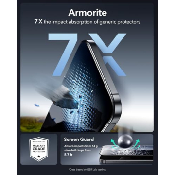 ESR Armorite Ultra-Tough iPhone 17 Pro Max Screen Protector