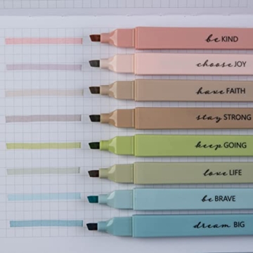 DIVERSEBEE Bible Highlighters No Bleed Quick Dry 8 Pack