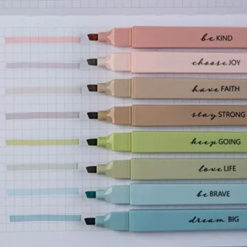 DIVERSEBEE Bible Highlighters No Bleed Quick Dry 8 Pack