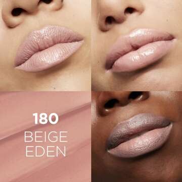 L’Oréal Paris Glow Paradise Hydrating Balm-in-Lipstick with Pomegranate Extract, Beige Eden, 0.1 Oz