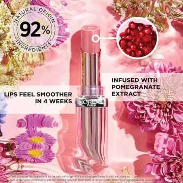 L’Oréal Paris Glow Paradise Hydrating Balm-in-Lipstick with Pomegranate Extract, Beige Eden, 0.1 Oz