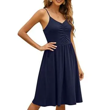 YATHON Summer Dresses with Pockets for Women 2024