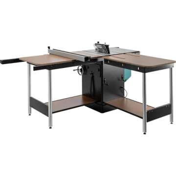 Grizzly Industrial G0651-10" 3 HP 220V Heavy Duty Cabinet Table Saw