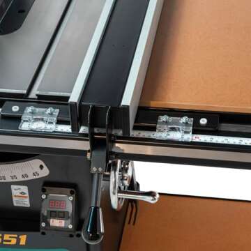 Grizzly Industrial G0651-10" 3 HP 220V Heavy Duty Cabinet Table Saw