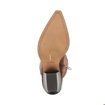 Dolce Vita Women's Raj Fashion Boot, DK Brown Suede, 9