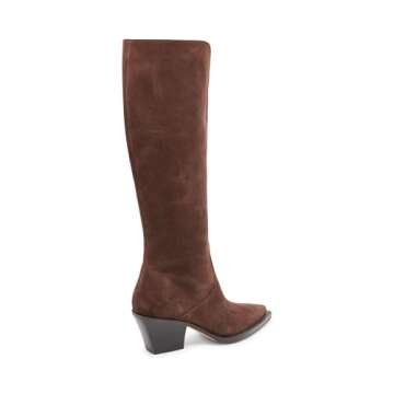 Dolce Vita Women's Raj Fashion Boot, DK Brown Suede, 9